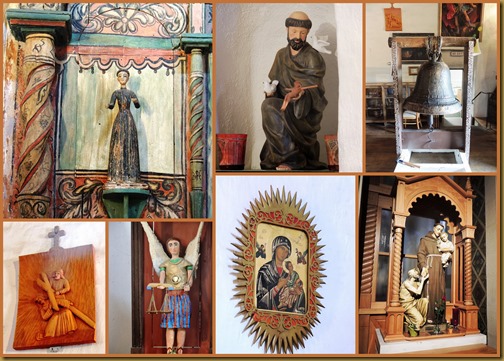 Images from San Miguel Mission Church mission collage