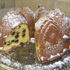 Chocolate Chip Sour Cream Pound Cake