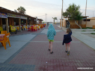 Strolling the beachside ceviche restaurants of Paracas.