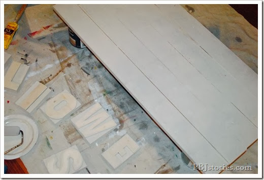 DIY Marquee Sign with metallic finish DIY Marquee Sign with metallic finish