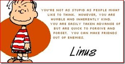 Peanuts Personality - Linus