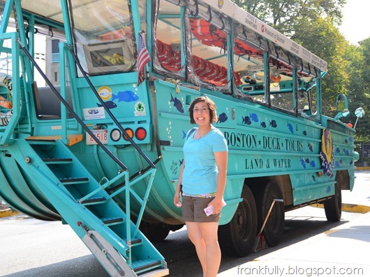 Victoria and an original WWII Duck Boat