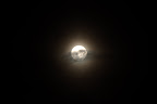 Moon rising over the Alps