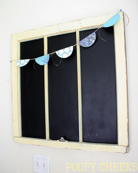 Vintage Window Redo - Chalkboard Window