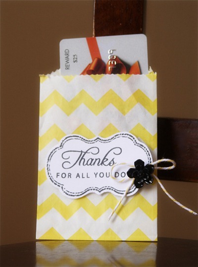 Thank You Gift Card Holder