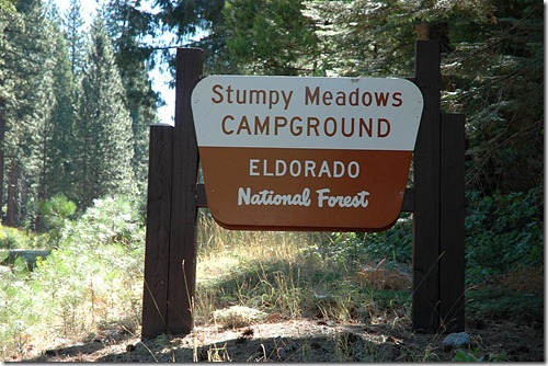 Stumpy Meadows Sign