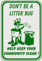 c0 this sign says Don't be a Litter Bug