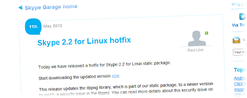 Skype per Linux Skype per Linux