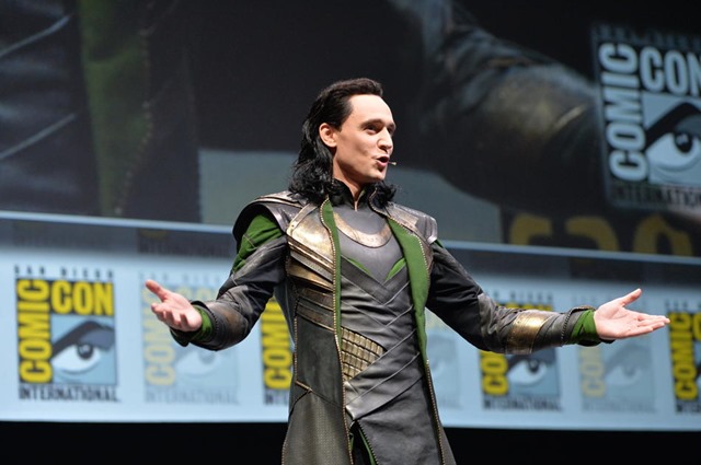 SAN DIEGO, CA - JULY 20:  Actor Tom Hiddleston attends Marvel's Thor: The Dark World presentation during Comic-Con International 2013 at San Diego Convention Center on July 20, 2013 in San Diego, California.  (Photo by Alberto E. Rodriguez/WireImage)