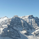 Le couloir Swan et les deux Astazous. An arri�re plan le Mont Perdu et le Cylindre