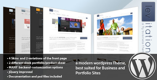 Levitation Wordpress Business & Portfolio - 4 in 1 - ThemeForest Item for Sale