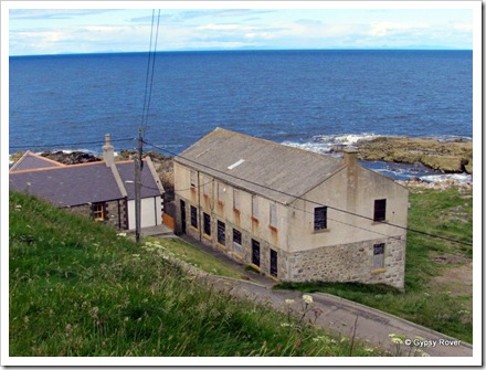 Herd and Mckenzies old shipyard around the coast from Findochty harbour.