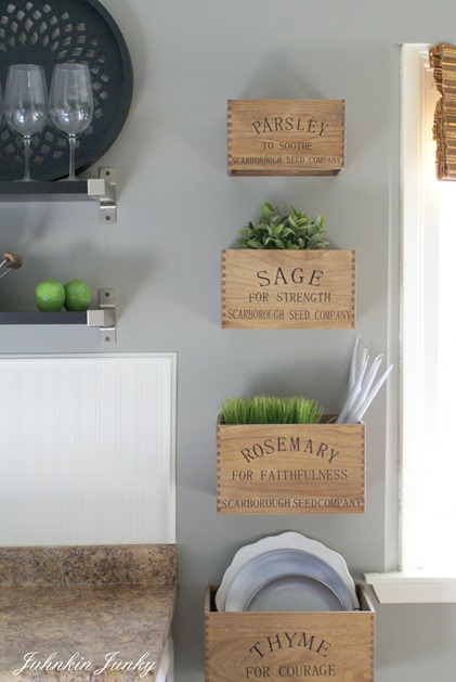 rustic herb crates at www.junkinjunky.blogspot.com