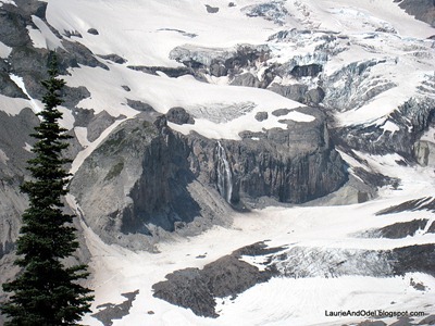 distant waterfall