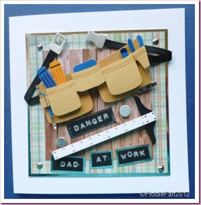 Danger Dad At Work card