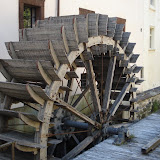 Prague's last water wheel - all the others were destroyed in the 2002 flood