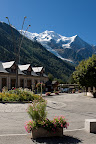 Widok na Alpy z Chamonix