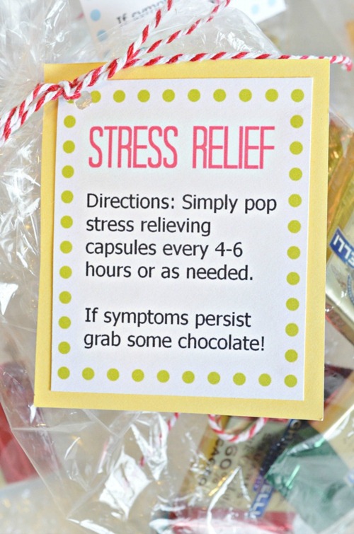 Simple Stress Relief Gift & free printable