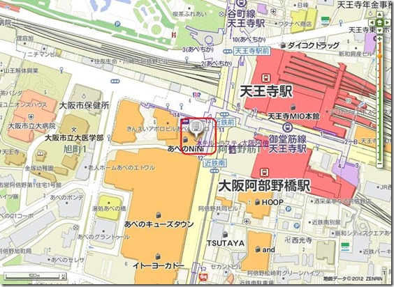 大阪天王寺Hotel Trusty Osaka Abeno地圖