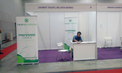 booth Takaful Malaysia di pameran beli barangan buatan malaysia