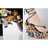 Toy-Covered Footwear 'Come and Play With Me' by Naam Ben Are Dream Heels for Toy Fanatics