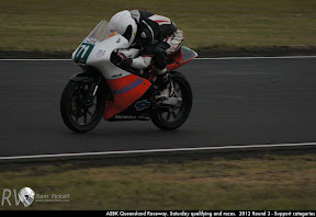 ASBK Queensland Raceway. Saturday qualifying and races.  2012 Round 3 - Support categories