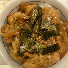 Oyako-don (chicken and egg rice bowl)