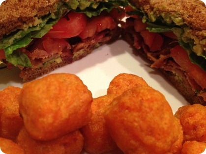 BLTA SWEET POTATO PUFFS hwo to make a BLT