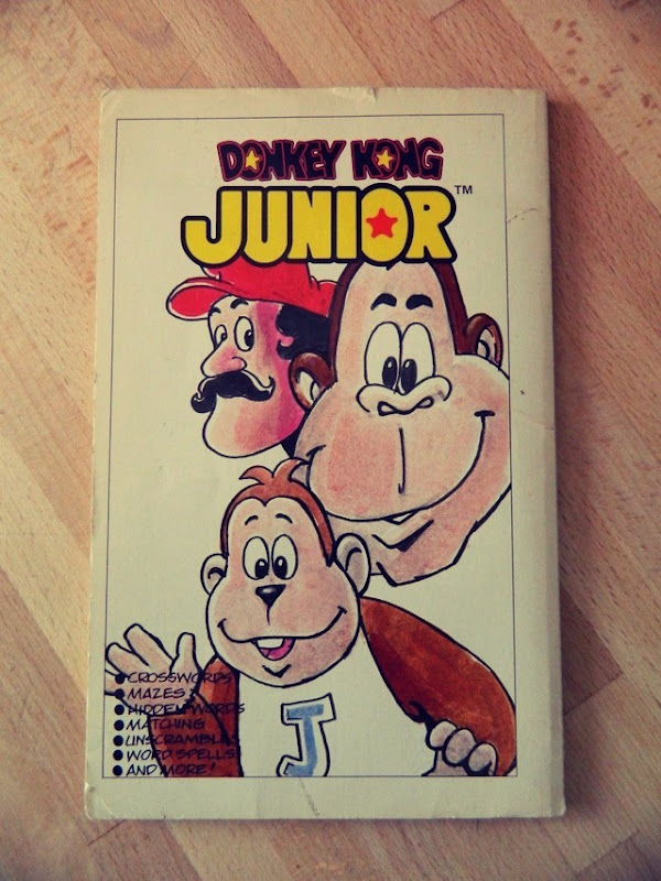 Donkey Kong Junior Book Back Side