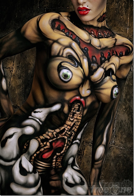 L U X U R I A ( БЛУД ) Художник: Евгений Фрион (EVGENY FREEONE) боди арт Body Art Художник: Евгений Фрион (EVGENY FREEONE) боди арт Body Art