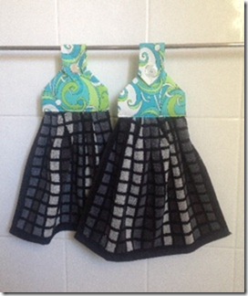 Hand Towel Hangers - Black & White
