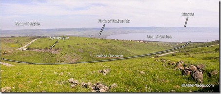 Chorazin panorama from west, tb041103211-labeled Chorazin panorama from west, tb041103211-labeled