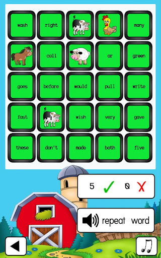 【免費教育App】Sight Word Bingo-APP點子