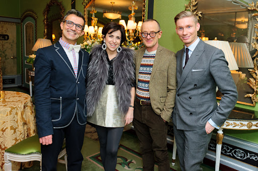 From right to left: Walter Koller from David Fielden; Darcy Miller; David Fielden; Mark Niemierko.