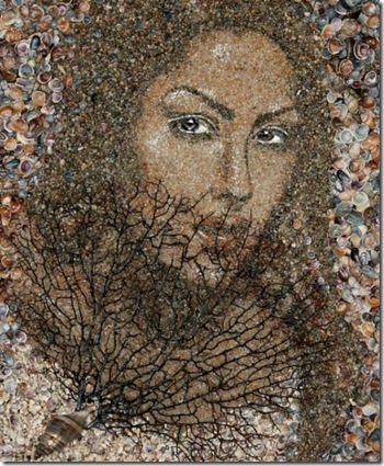 لوحات فنية بالرمل 1