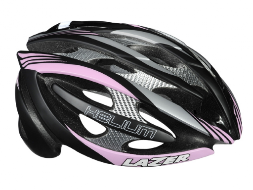 The Lazer Helium Lady helmet is ponytail-friendly.