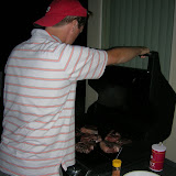 Gars Tends to the Steak