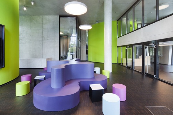 Biblioteca Médica OASE Düsseldorf Alemania Interior-Biblioteca-Médica-OASE-en-Düsseldorf-Alemania