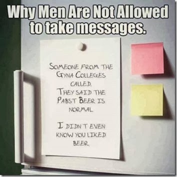 why men are not allowed to take messages2