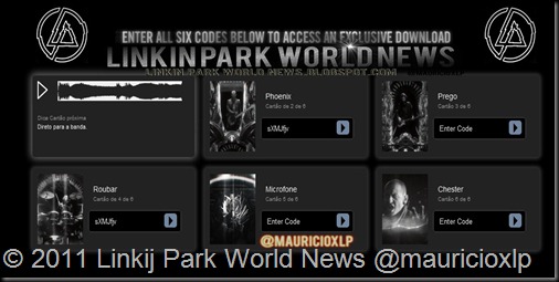 Cartoes Linkin Park World News @mauricioxlp