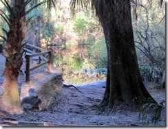 Canoe launch in campground