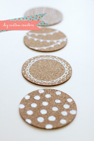 diy custom coasters at fellow fellow