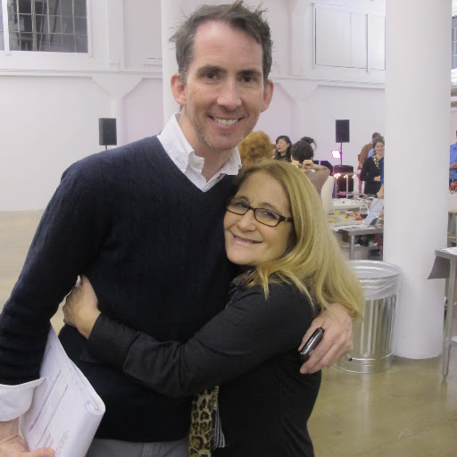 Here I am with television producer Barbara Fight.