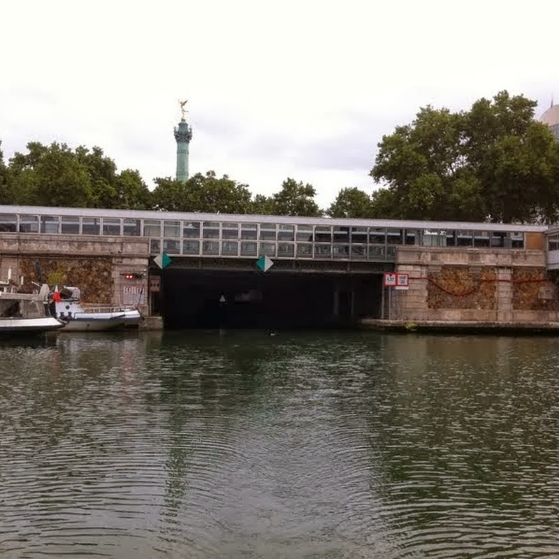 sortie du tunnel du canal St MARTIN