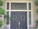 Custom leaded all hand beveled glass entry way.