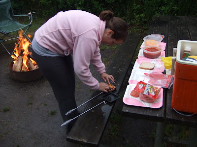 Debbie Prepares Pizza Sandwiches
