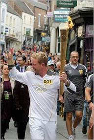 Jog down Sadler Street. Tony Griffiths