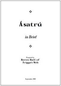 Cover of Reeves Hall's Book Asatru In Brief