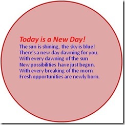 Today is a New Day
