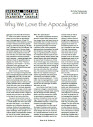 Why We Love The Apocalypse